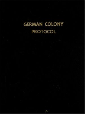 cover image of German Colony Protocol